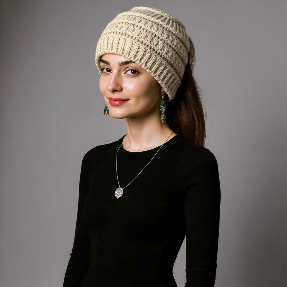 Fleece Ear Warmer Band - عصابة رأس محبوكة للنساء لفصلي الخريف