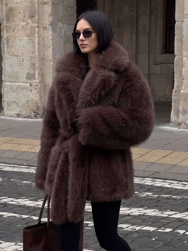 Wool Coat Peacoat - معطف شتوي فاخر للنساء من موياروهو