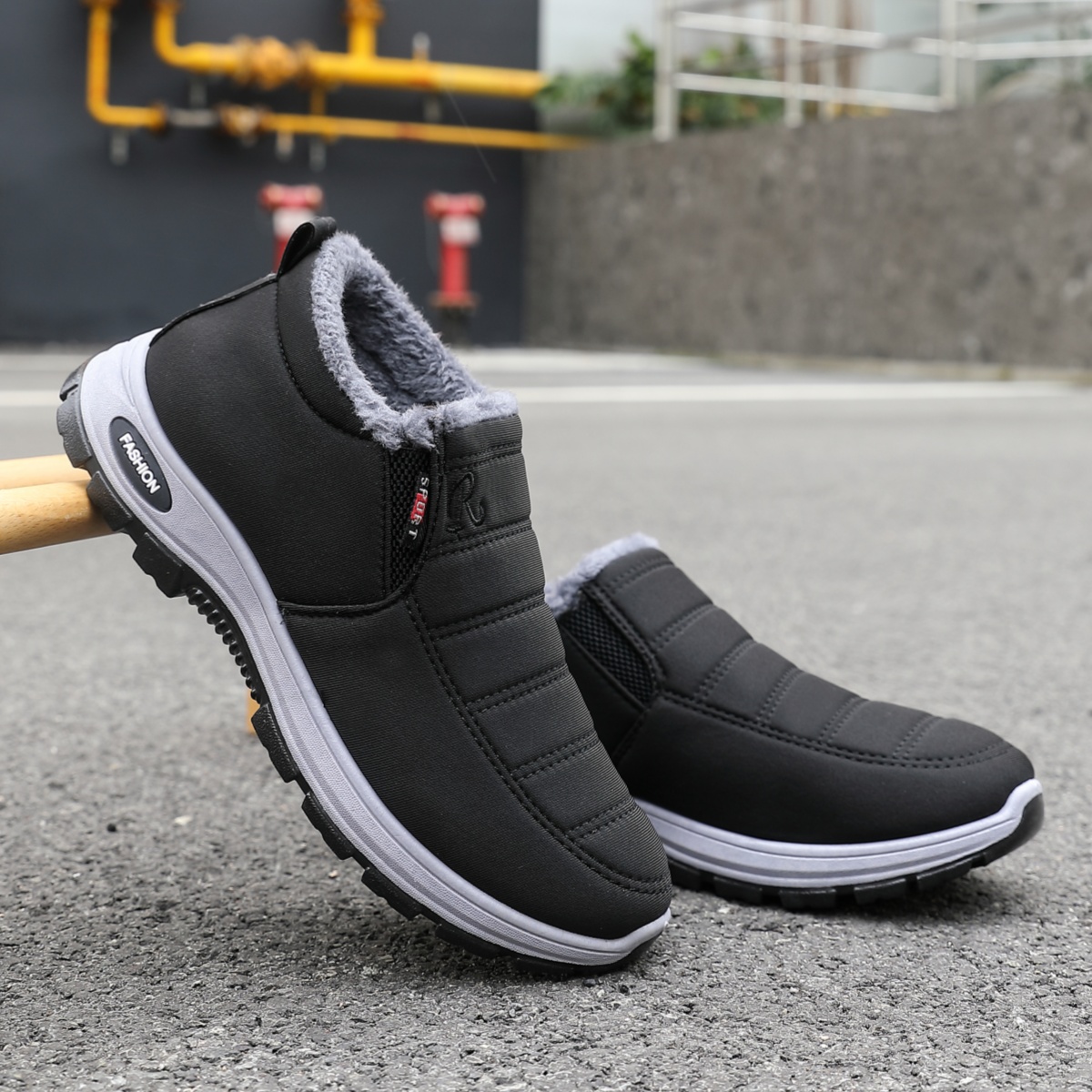 Waterproof Winter Boot - مبطنة بالصوف ودافئة، أنيقة ومتعددة الاستخدامات،