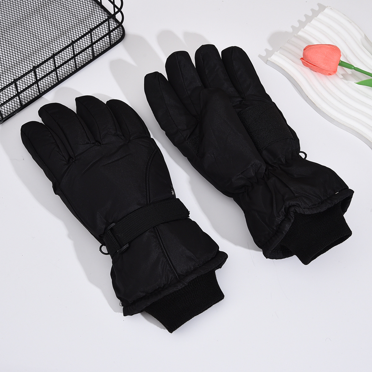 Touch Screen Gloves - قفازات تزلج أنيقة مقاومة للرياح وغير