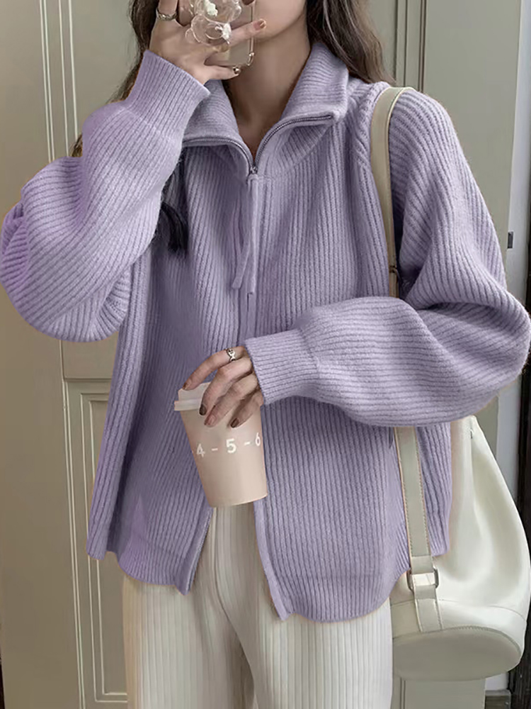 Wool Coat Peacoat - كارديجان نسائي أنيق للخريف والشتاء 2026،