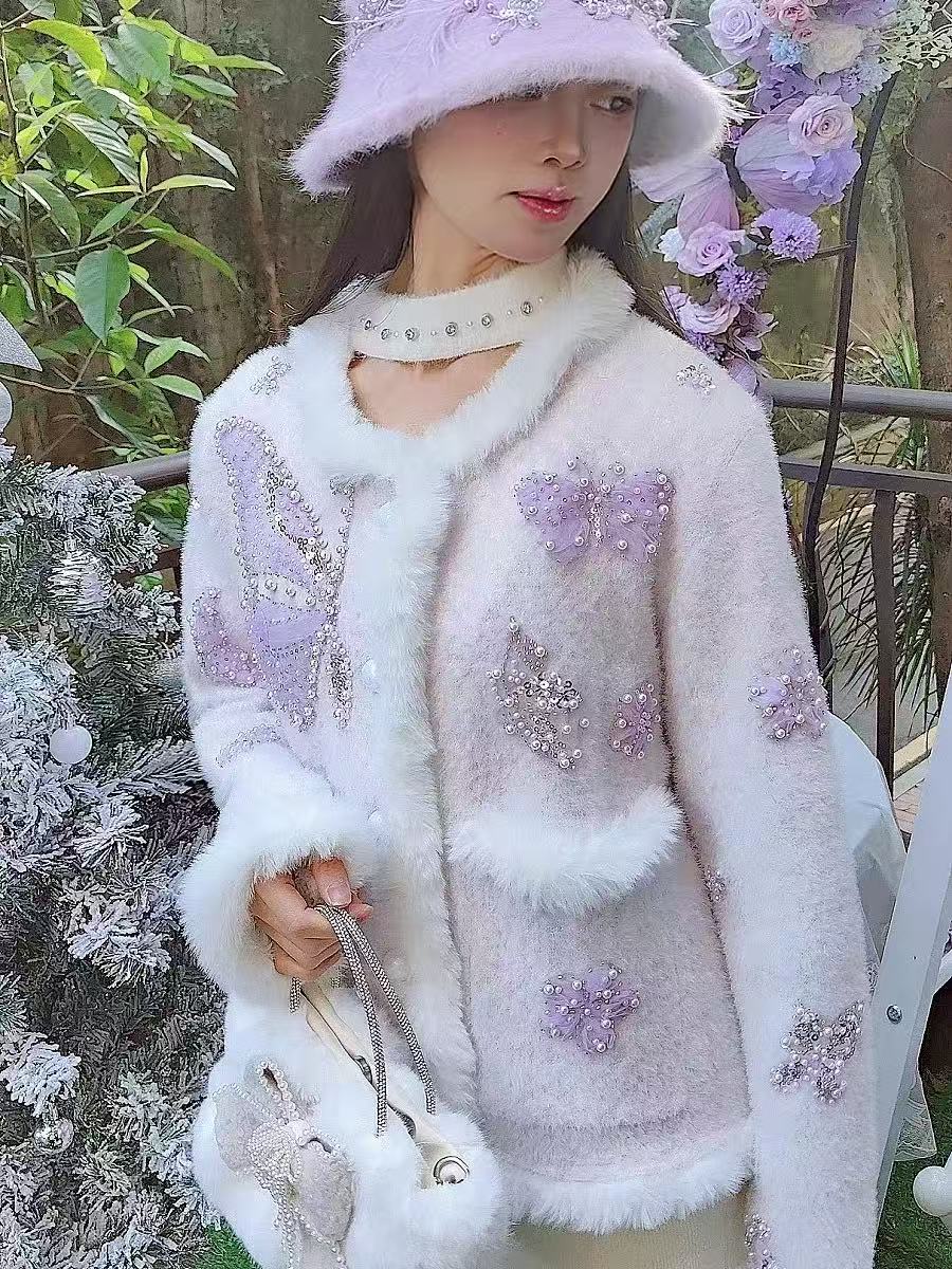 سترة كارديجان فاخرة مزينة بالل - مراجعة Wool Coat Peacoat وسعره