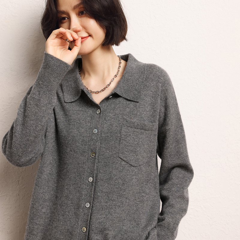الخريف المرأة سترة 100% الكشمي - مراجعة Wool Coat Peacoat وسعره