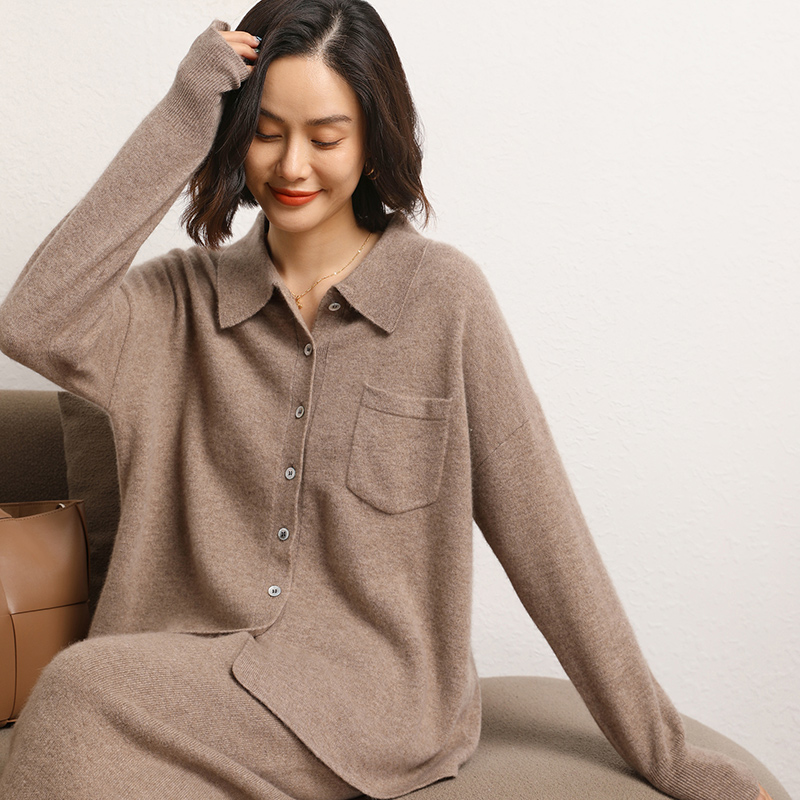 الخريف المرأة سترة 100% الكشمي - مراجعة Wool Coat Peacoat وسعره