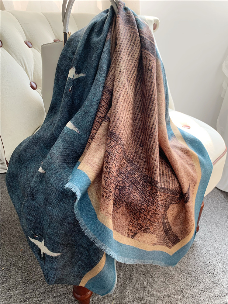 الكشمير الخالص شرابات شالات سر - مراجعة Cashmere Pashmina Wrap وسعره