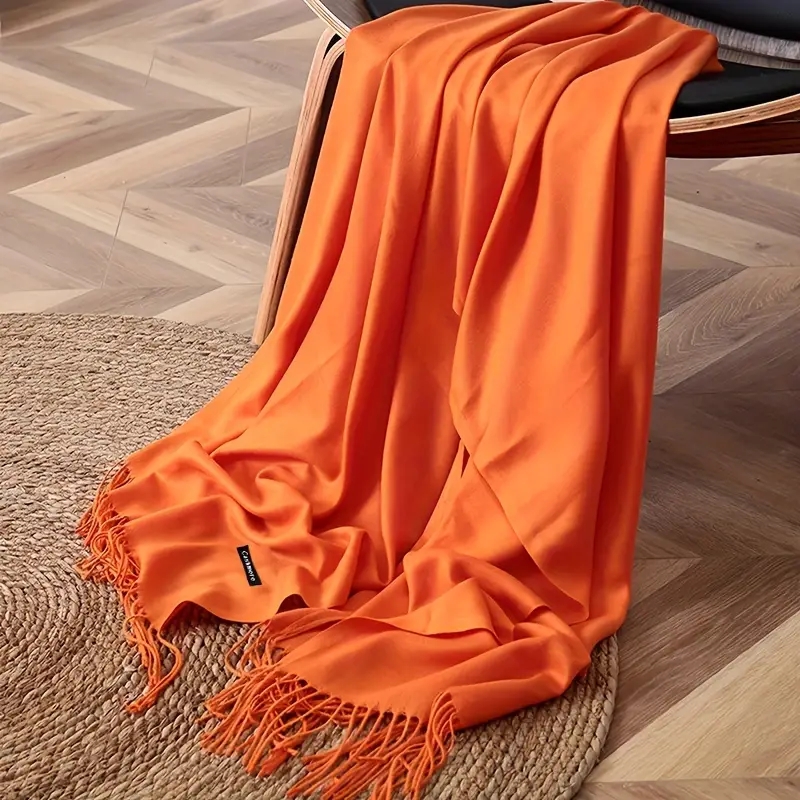 المرأة الباشمينا وشاح شالات لي - مراجعة Wool Scarf Men وسعره