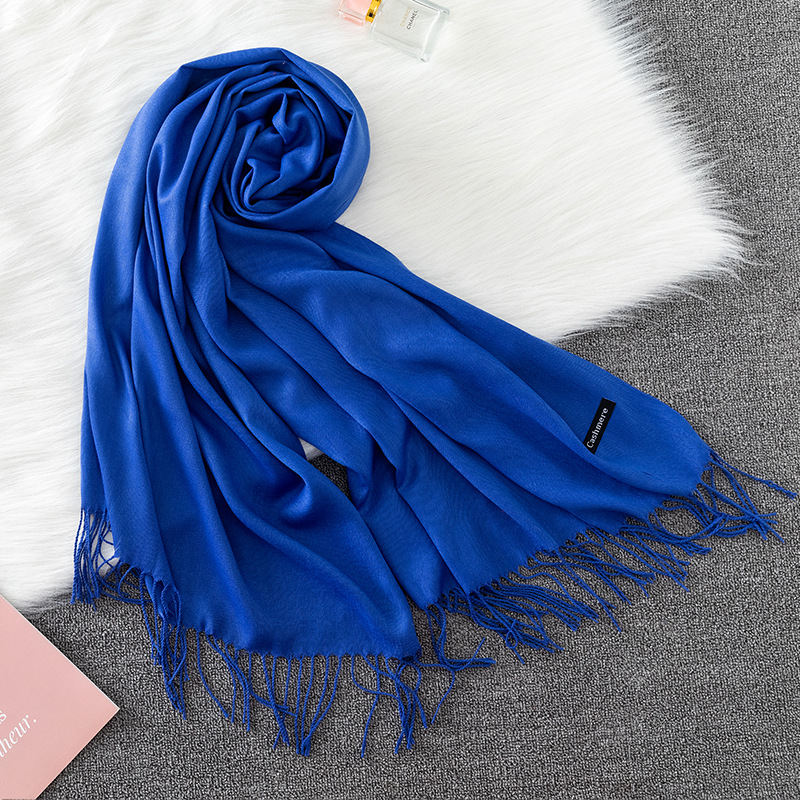المرأة الباشمينا وشاح شالات لي - مراجعة Wool Scarf Men وسعره