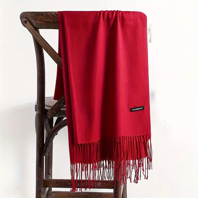 المرأة الباشمينا وشاح شالات لي - مراجعة Wool Scarf Men وسعره
