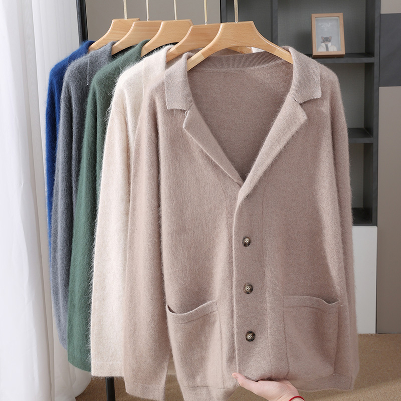 جديد المنك الصوف سترة الرجال م - مراجعة Wool Coat Peacoat وسعره