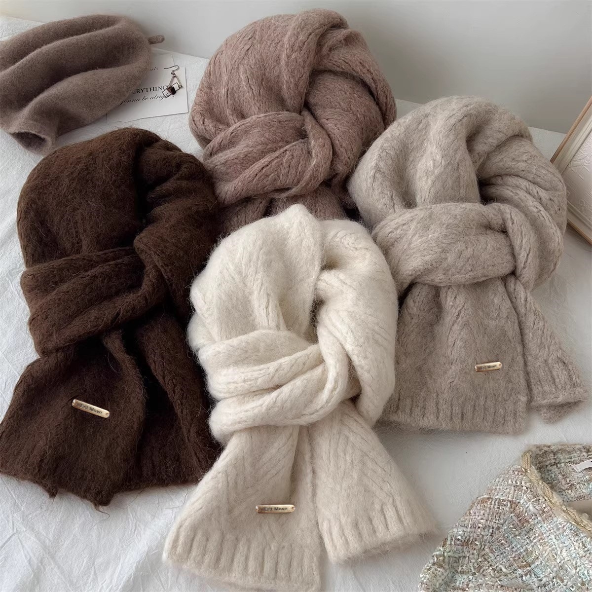 وشاح صوف عالي الجودة للنساء وا - مراجعة Wool Scarf Men وسعره