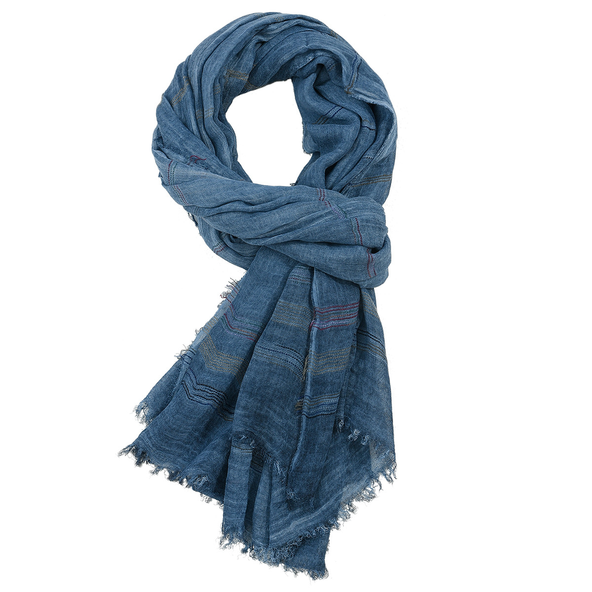 أزياء الرجال وشاح القطن الكتان - مراجعة Wool Scarf Men وسعره