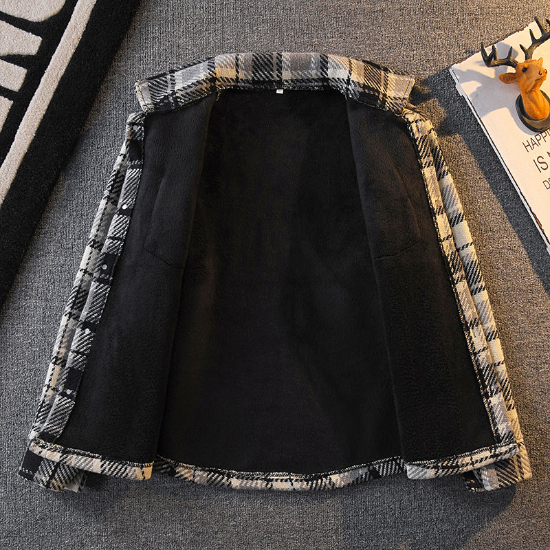 قميص رجالي من الفلانيل بنقشة م - مراجعة Flannel Shirt Lined وسعره