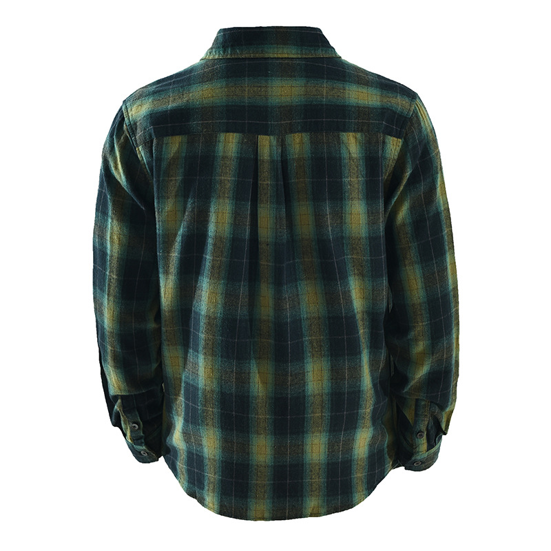 قميص منقوش كبير الحجم للرجال م - مراجعة Flannel Shirt Lined وسعره
