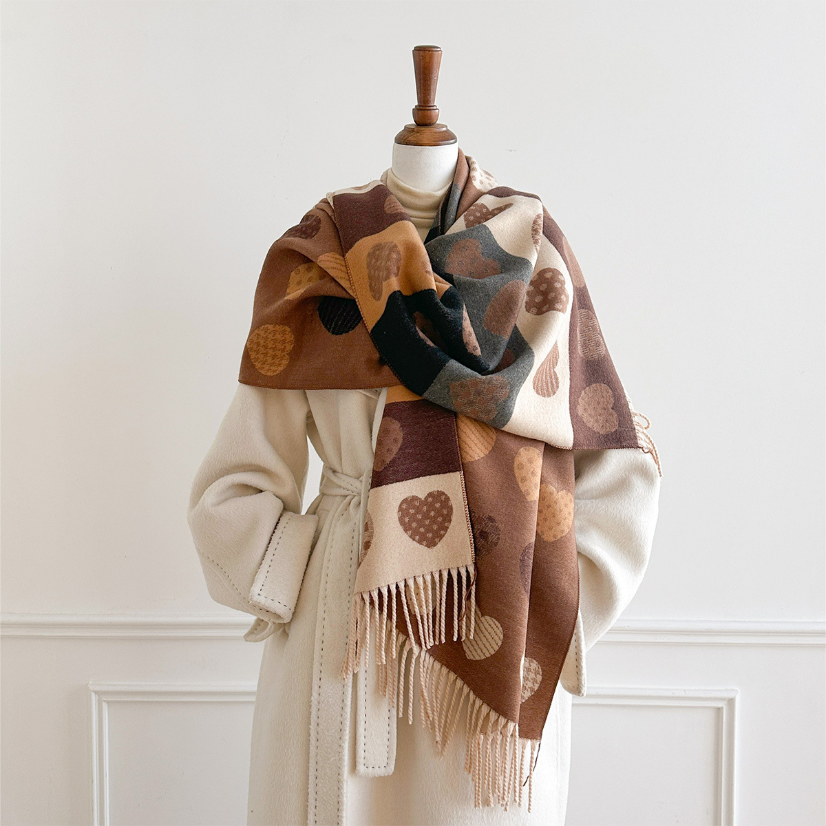 وشاح نسائي من الكشمير الصناعي  - مراجعة Cashmere Pashmina Wrap وسعره