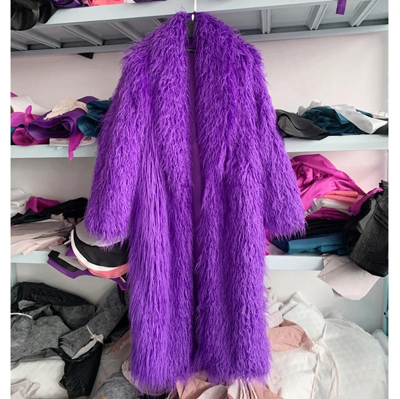 المرأة تقليد الأغنام فو الفراء - مراجعة Wool Coat Peacoat وسعره