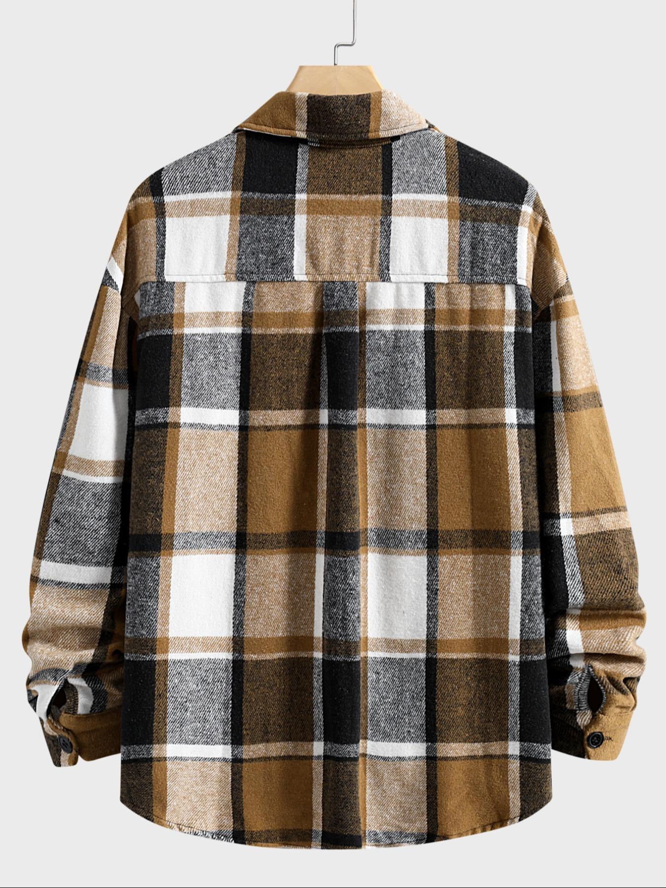 قميص رجالي كلاسيكي بنقشة مربعا - مراجعة Flannel Shirt Lined وسعره