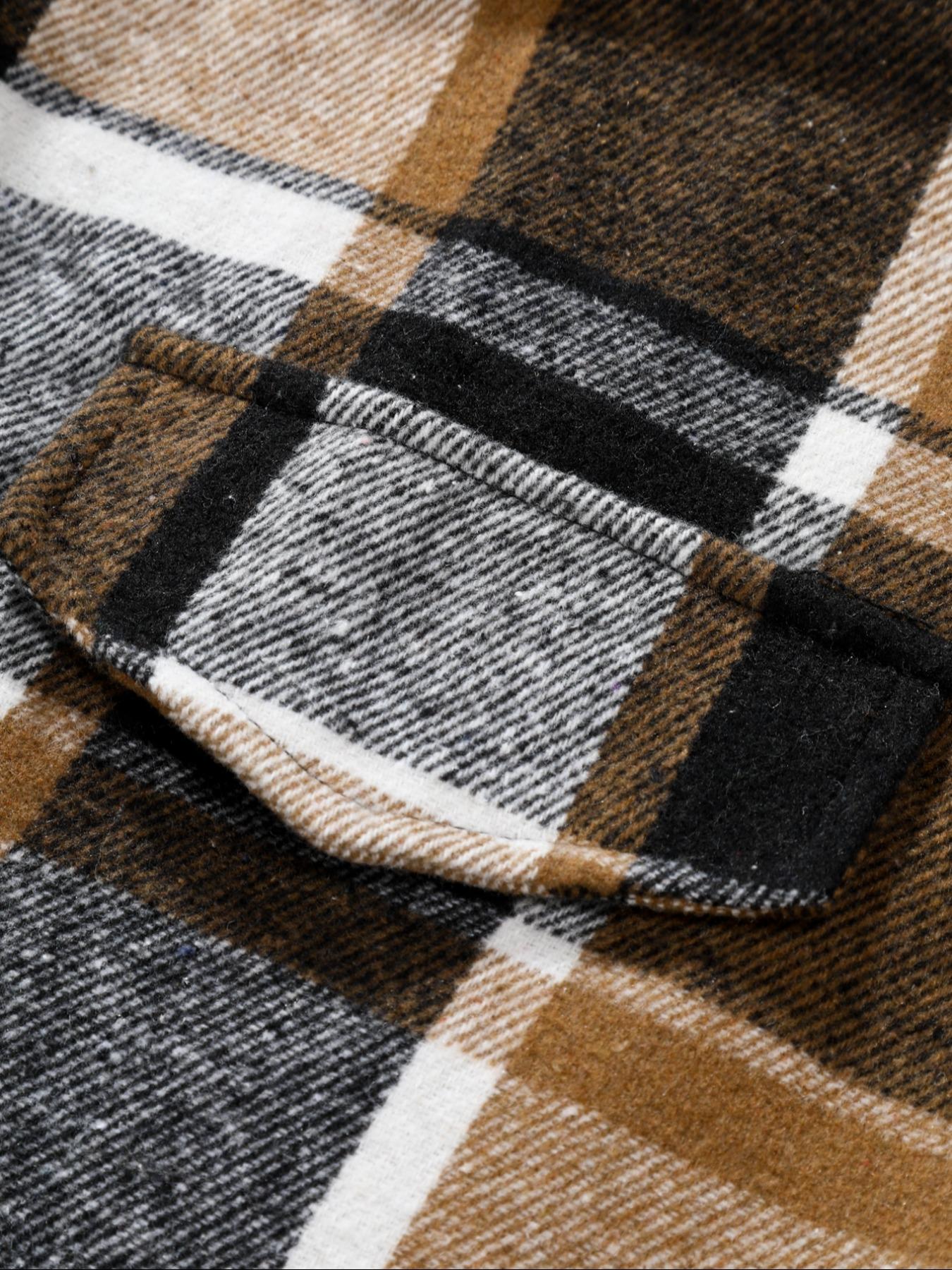 قميص رجالي كلاسيكي بنقشة مربعا - مراجعة Flannel Shirt Lined وسعره