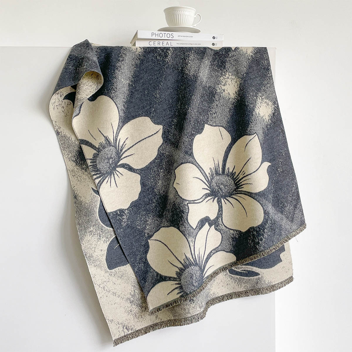 وشاح نسائي من الكشمير الصناعي  - مراجعة Cashmere Pashmina Wrap وسعره