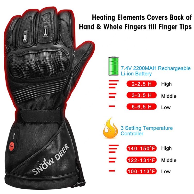 قفازات دراجات نارية مُصممة خصي - مراجعة Touch Screen Gloves وسعره
