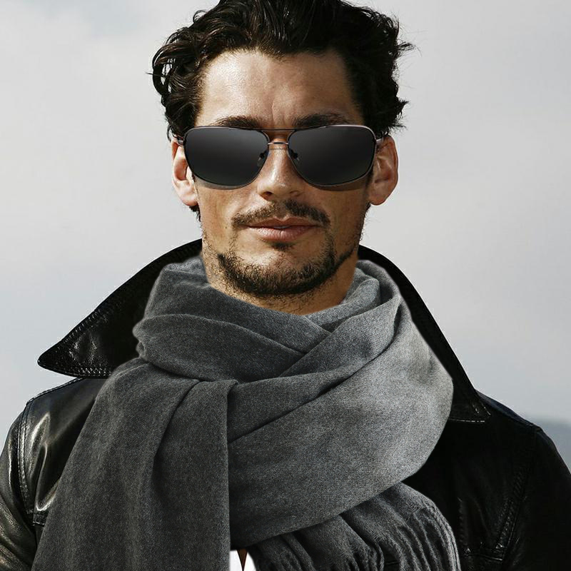 وشاح الموضة رجل شتاء دافئ لينة - مراجعة Wool Scarf Men وسعره