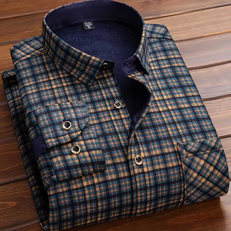 قميص رجالي من الصوف 2026 خريف  - مراجعة Flannel Shirt Lined وسعره