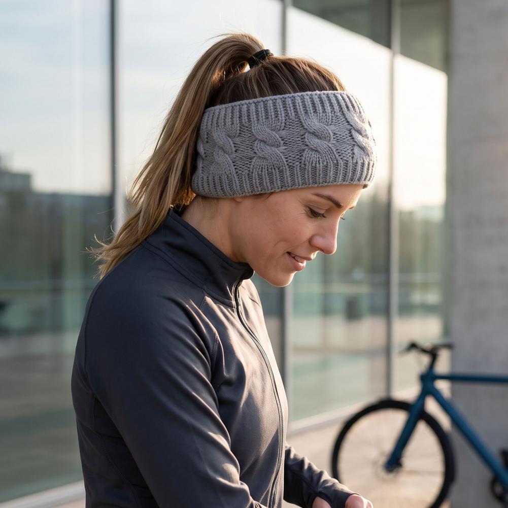 معدات الجري الشتوية للنساء: عص - مراجعة Fleece Ear Warmer Band وسعره