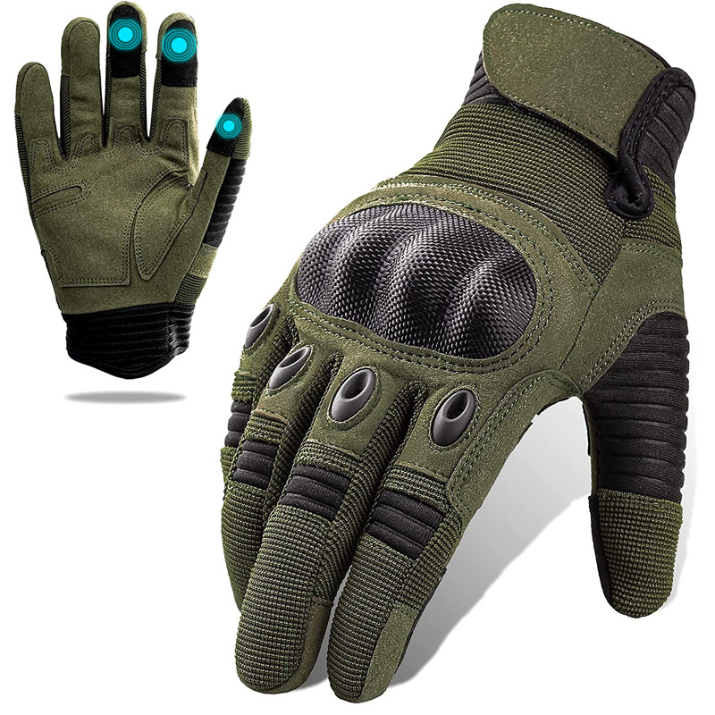 قفازات تكتيكية بشاشة لمس للأنش - مراجعة Touch Screen Gloves وسعره