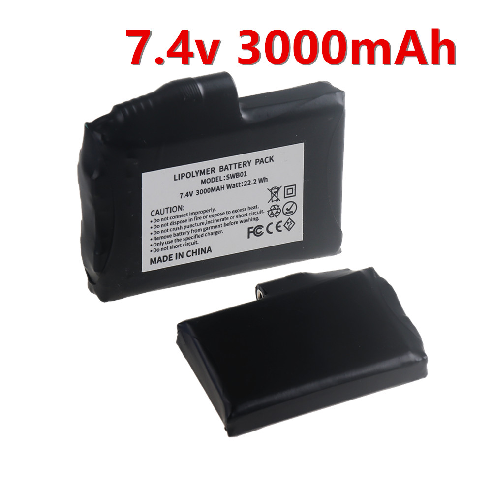 بطارية ليثيوم بوليمر 7.4 فولت  - مراجعة Heated Vest Battery وسعره