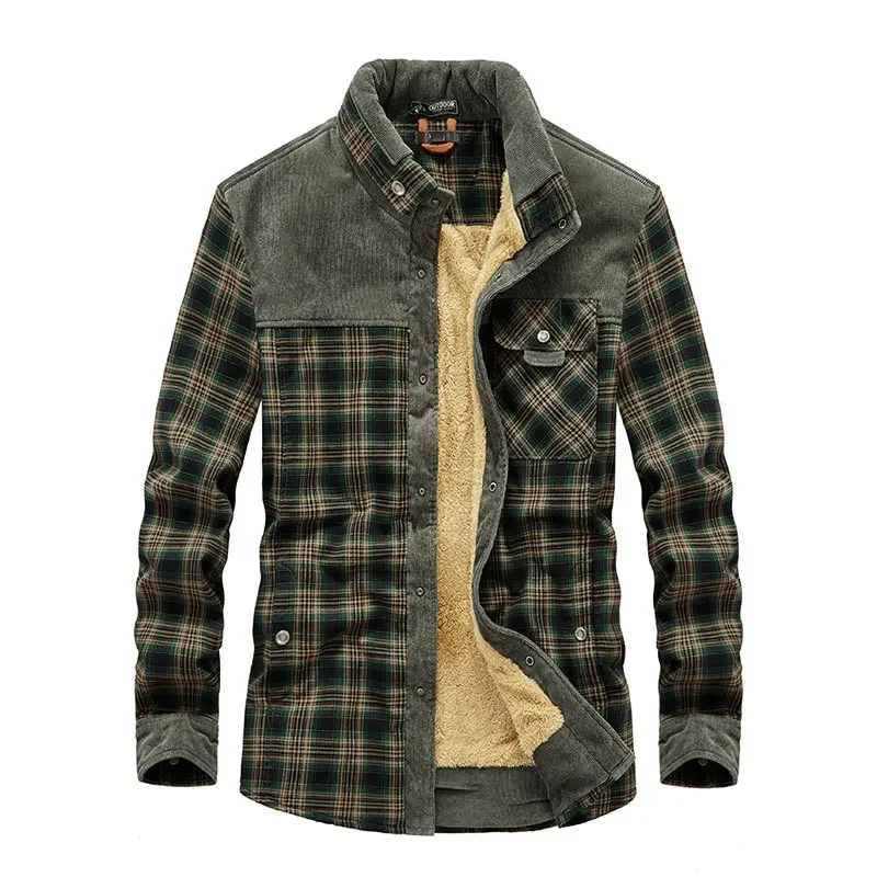 الرجال قمصان مربعة النقش جواكت - مراجعة Flannel Shirt Lined وسعره