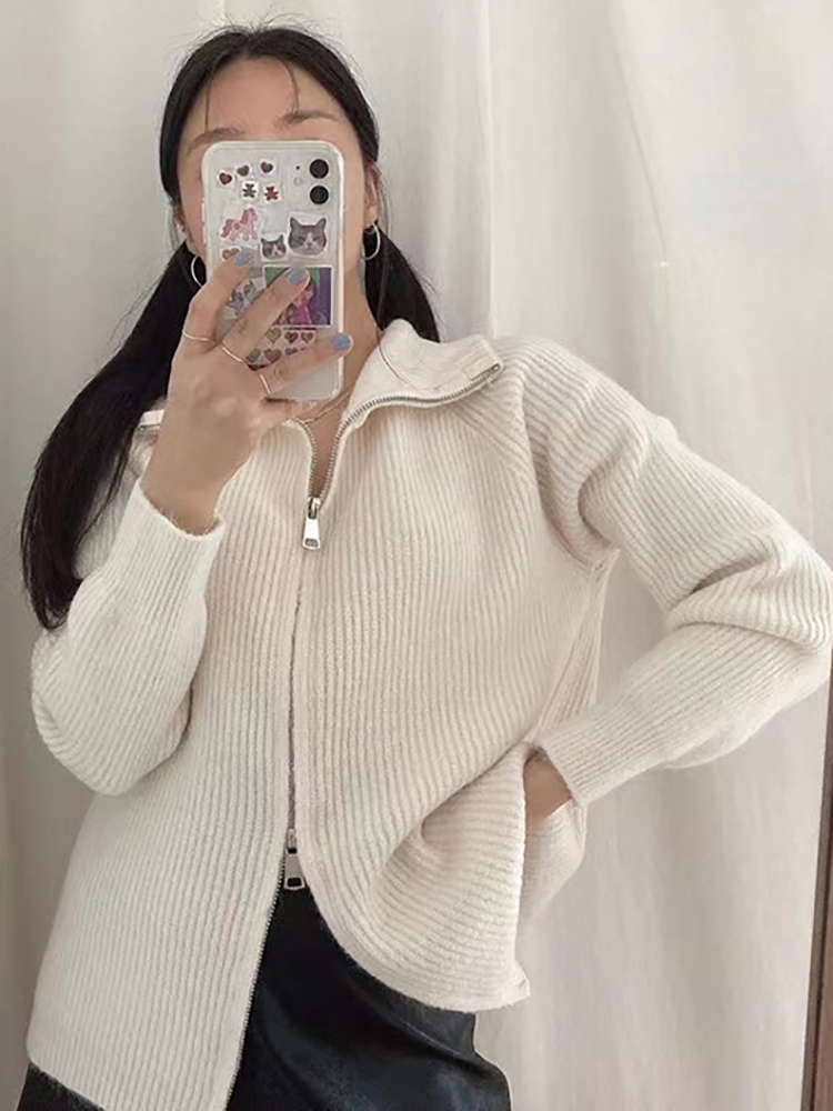كارديجان نسائي أنيق للخريف وال - مراجعة Wool Coat Peacoat وسعره