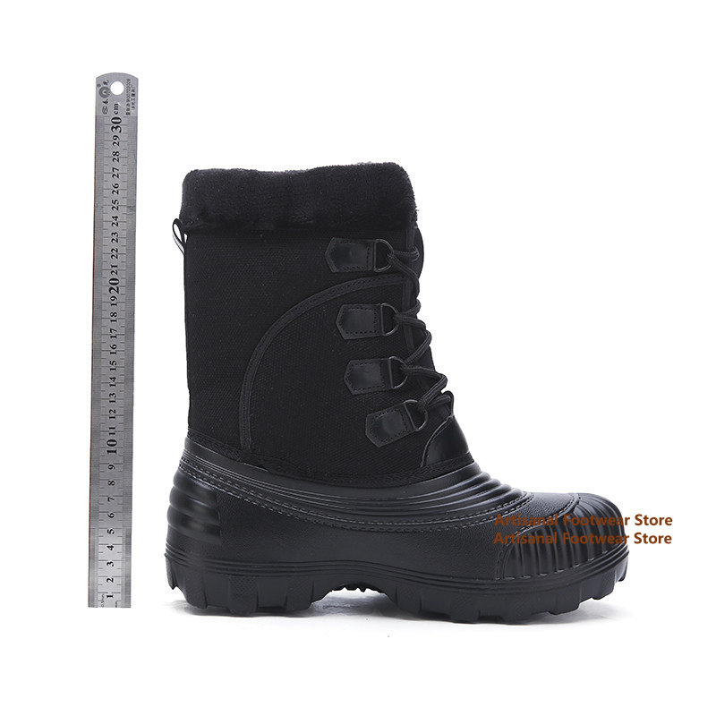 أحذية رجالية للثلج بنقشة التمو - مراجعة Waterproof Winter Boot وسعره