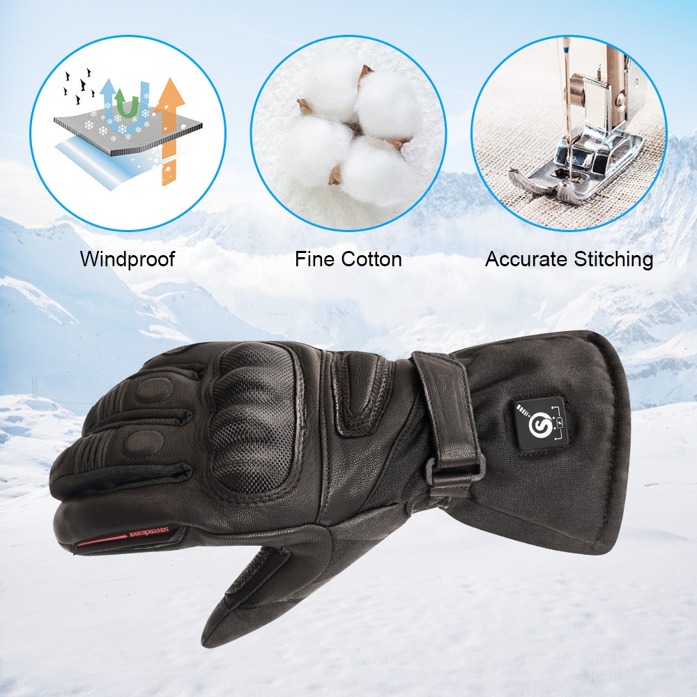 قفازات سباق كهربائية مدفأة عال - مراجعة Touch Screen Gloves وسعره